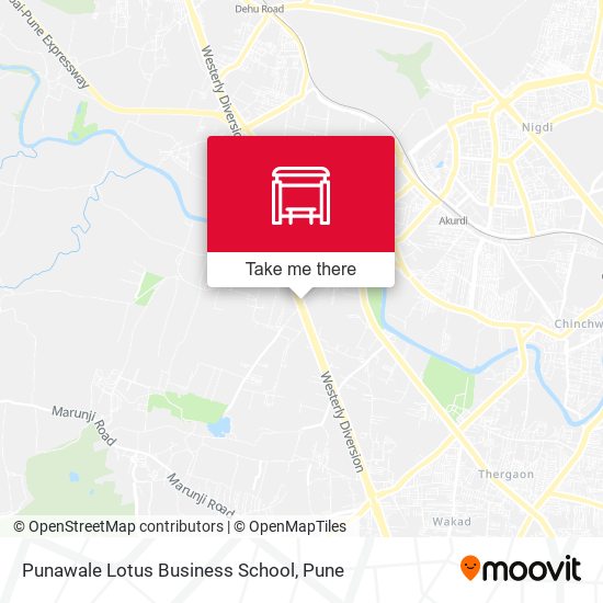 Punawale Lotus Business School map