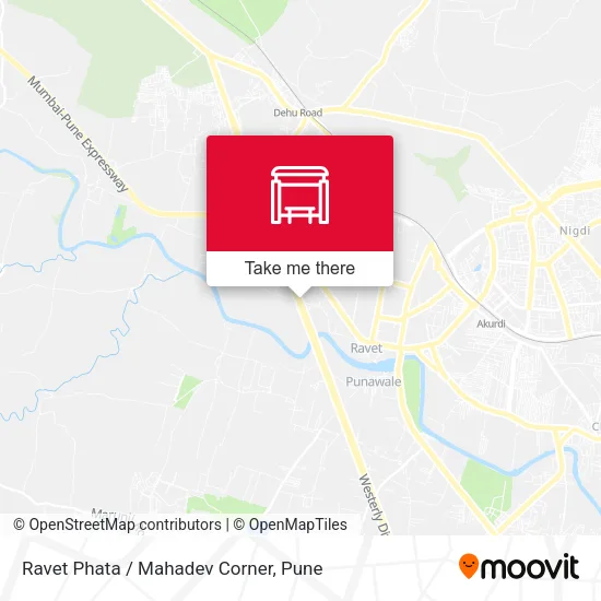 Ravet Phata / Mahadev Corner map