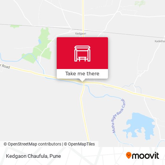 Kedgaon Chaufula map