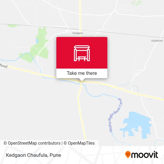 Kedgaon Chaufula map