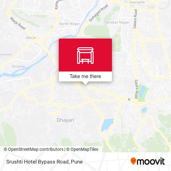 Srushti Hotel Bypass Road map