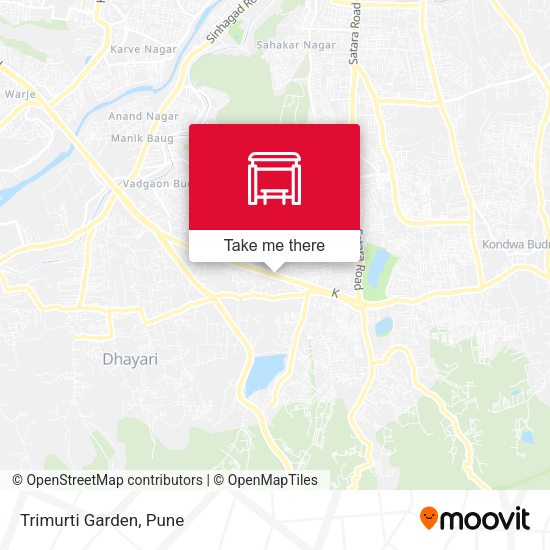 Trimurti Garden map