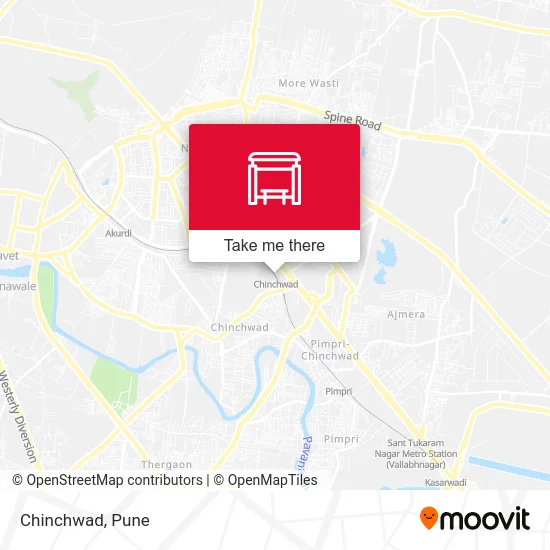 Chinchwad map
