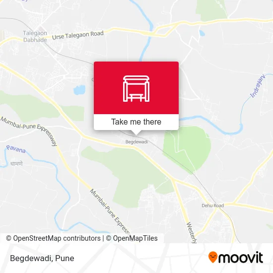 Begdewadi map