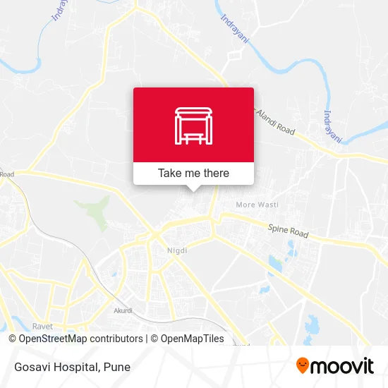 Gosavi Hospital map