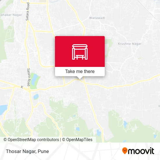 Thosar Nagar map