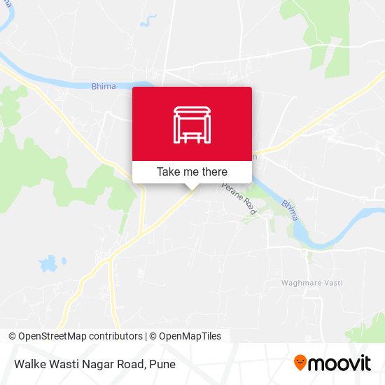 Walke Wasti Nagar Road map