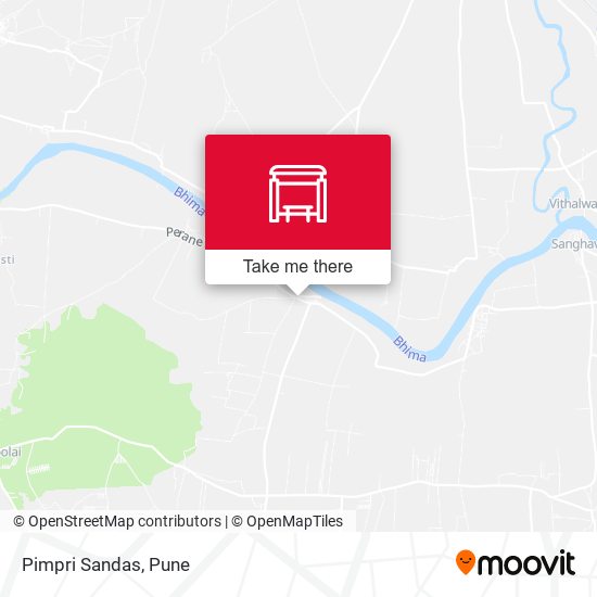 Pimpri Sandas map