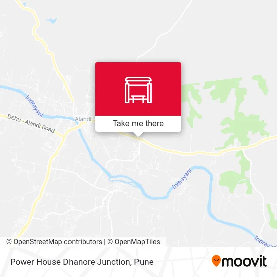 Power House Dhanore Phata map
