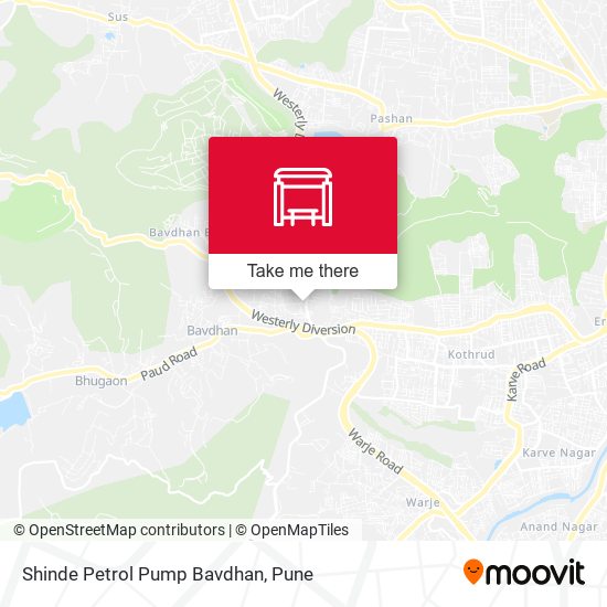 Shinde Petrol Pump Bavdhan map