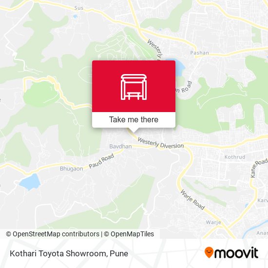 Kothari Toyota Showroom map