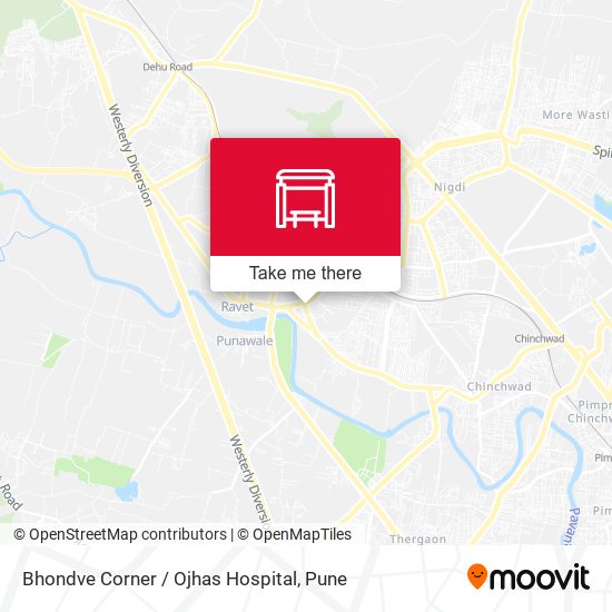 Bhondve Corner / Ojhas Hospital map