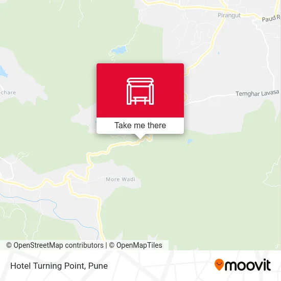 Hotel Turning Point map