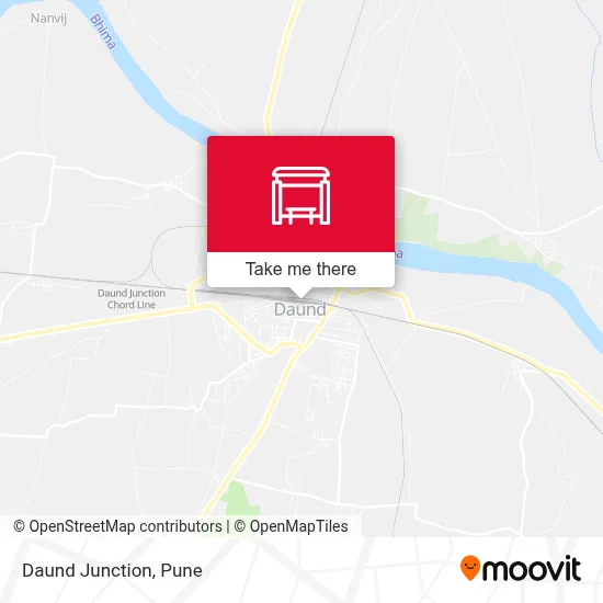 Daund Junction map