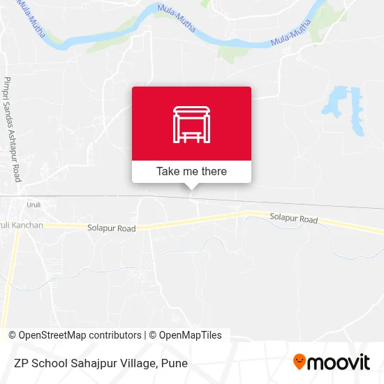 ZP School Sahajpur Gaon map