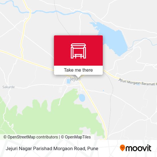 Jejuri Nagar Parishad Morgaon Road map