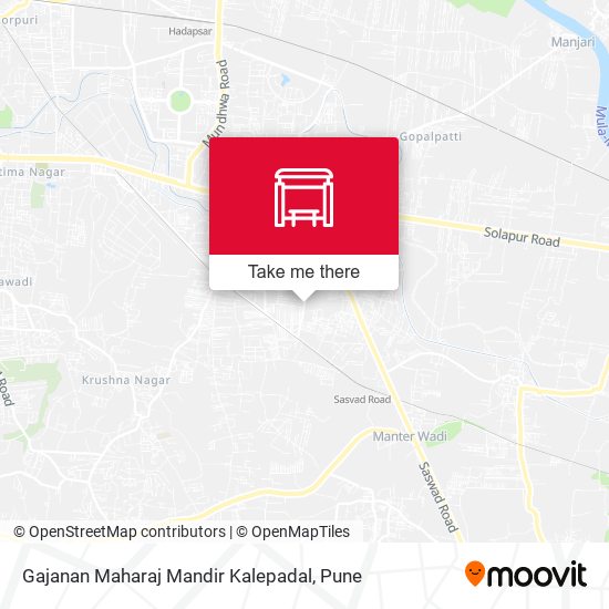 Gajanan Maharaj Mandir Kalepadal map