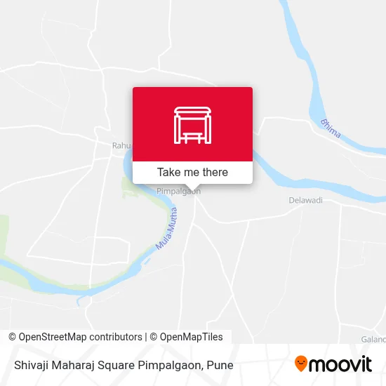 Shivaji Maharaj Chowk Pimpalgaon map