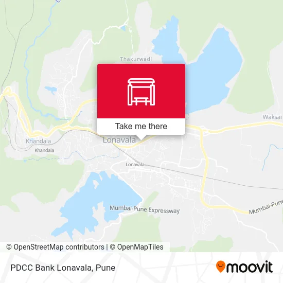 PDCC Bank Lonavala map