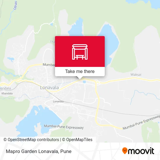Mapro Garden Lonavala map
