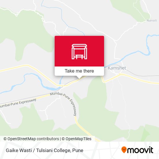 Gaike Wasti Lonavala Road map