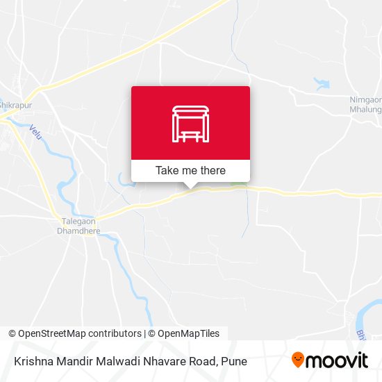 Krishna Mandir Malwadi Nhavare Road map