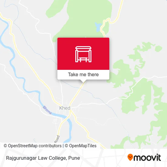 Rajgurunagar Law College map