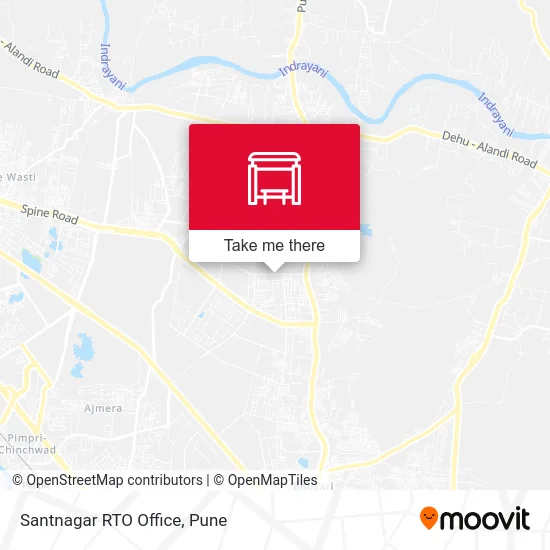 Santnagar RTO Office map