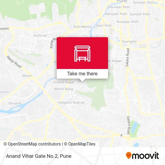 Anand Vihar Gate No.2 map