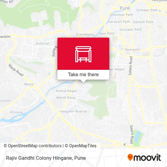 Rajiv Gandhi Vasahat Hingane map