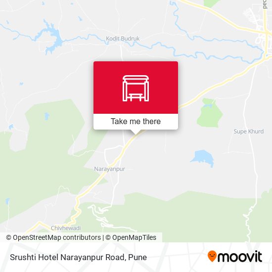 Srushti Hotel Narayanpur Road map