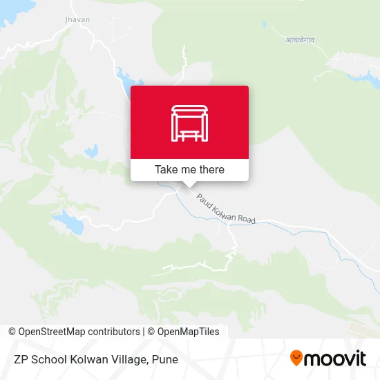 ZP School Kolwan Gaon map