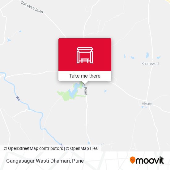 Gangasagar Wasti Dhamari map