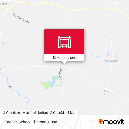 English School Dhamari map