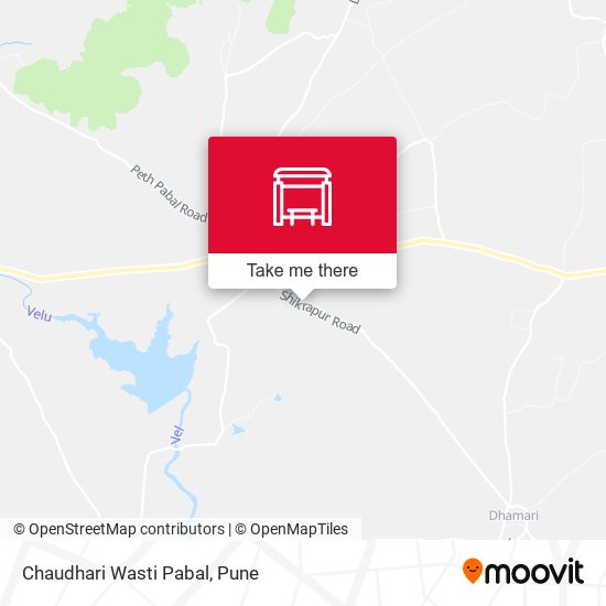 Chaudhari Wasti Pabal map