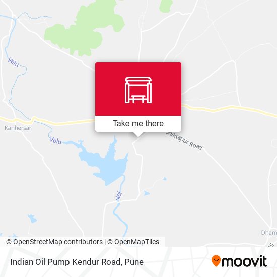 Indian Oil Pump Kendur Road map