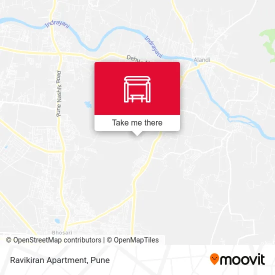 Ravikiran Apartment map
