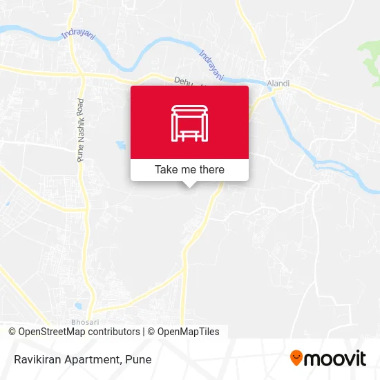 Ravikiran Apartment map