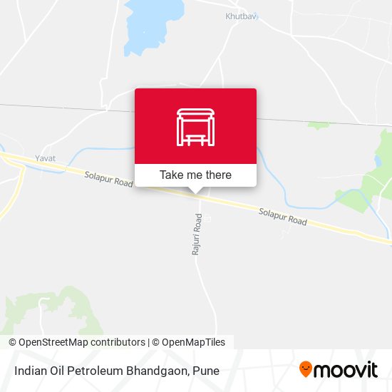 Indian Oil Petroleum Bhandgaon map