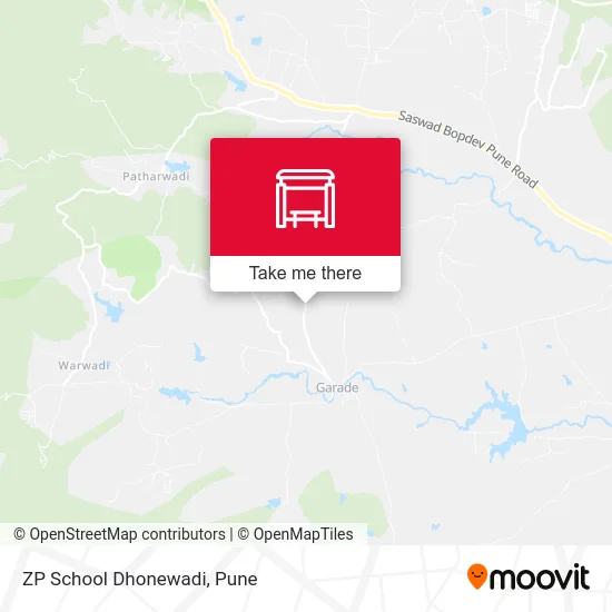 ZP School Dhonewadi map