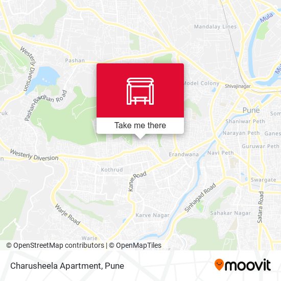 Charusheela Apartment map