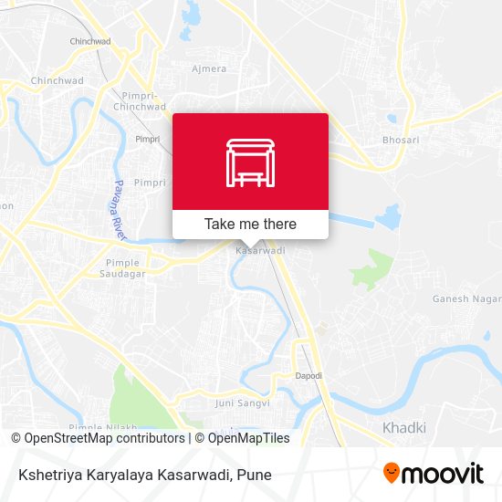 Kshetriya Karyalaya Kasarwadi map
