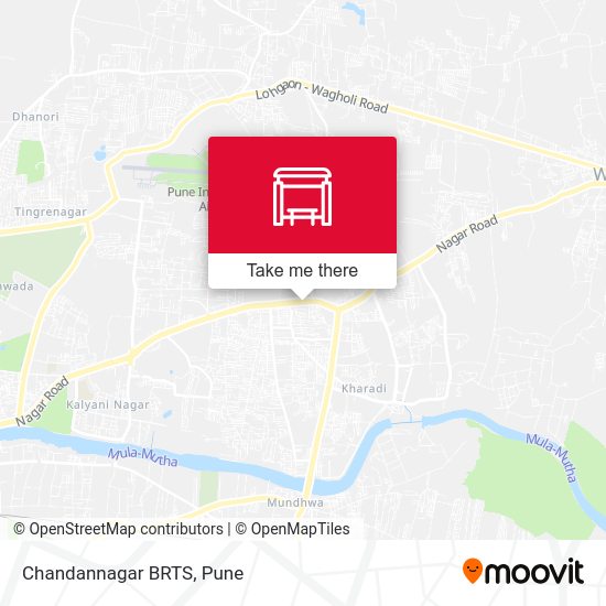 Chandannagar BRTS map