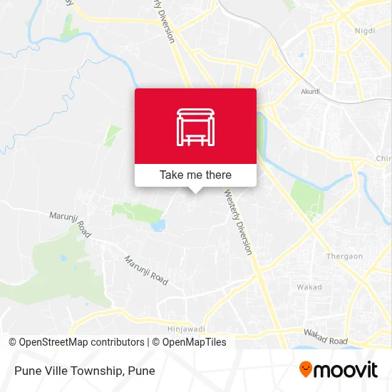 Pune Ville Township map