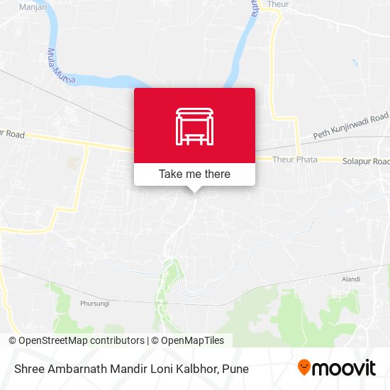 Shree Ambarnath Mandir Loni Kalbhor map