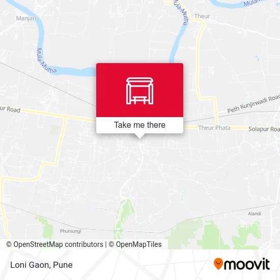 Loni Gaon map