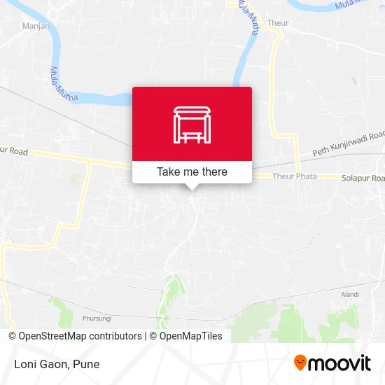 Loni Gaon map