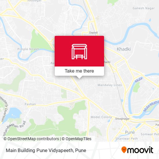 Main Building Pune Vidyapeeth map