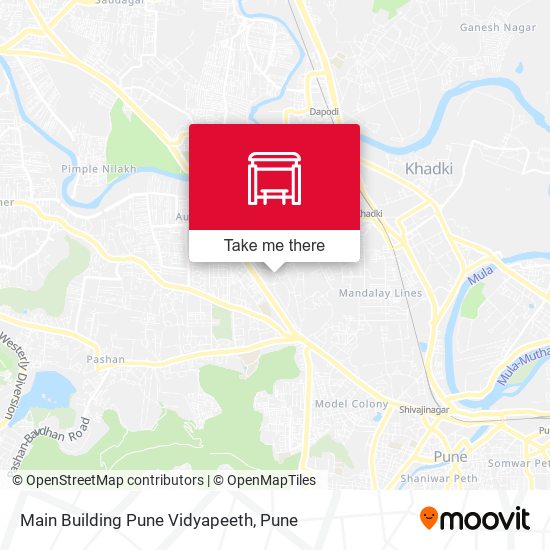 Main Building Pune Vidyapeeth map