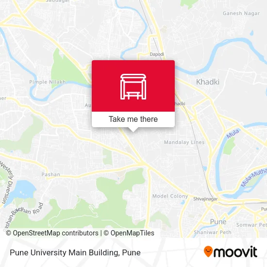 Pune University Main Building map
